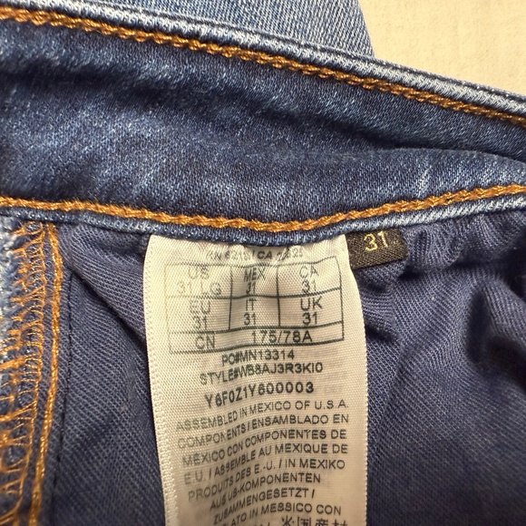 Guess-Sexy Curve Mid Rise Skinny Size 31 - Picture 3 of 5